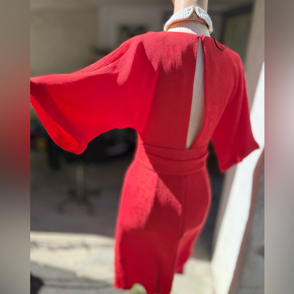 Kimono Persimmon Dress